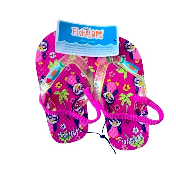FishFlops Kid Created Flip Flops - Picture 1 of 7